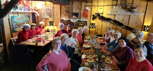 Snowshoeing Adventure Celebrating Winter Holidays  International Mountain Day